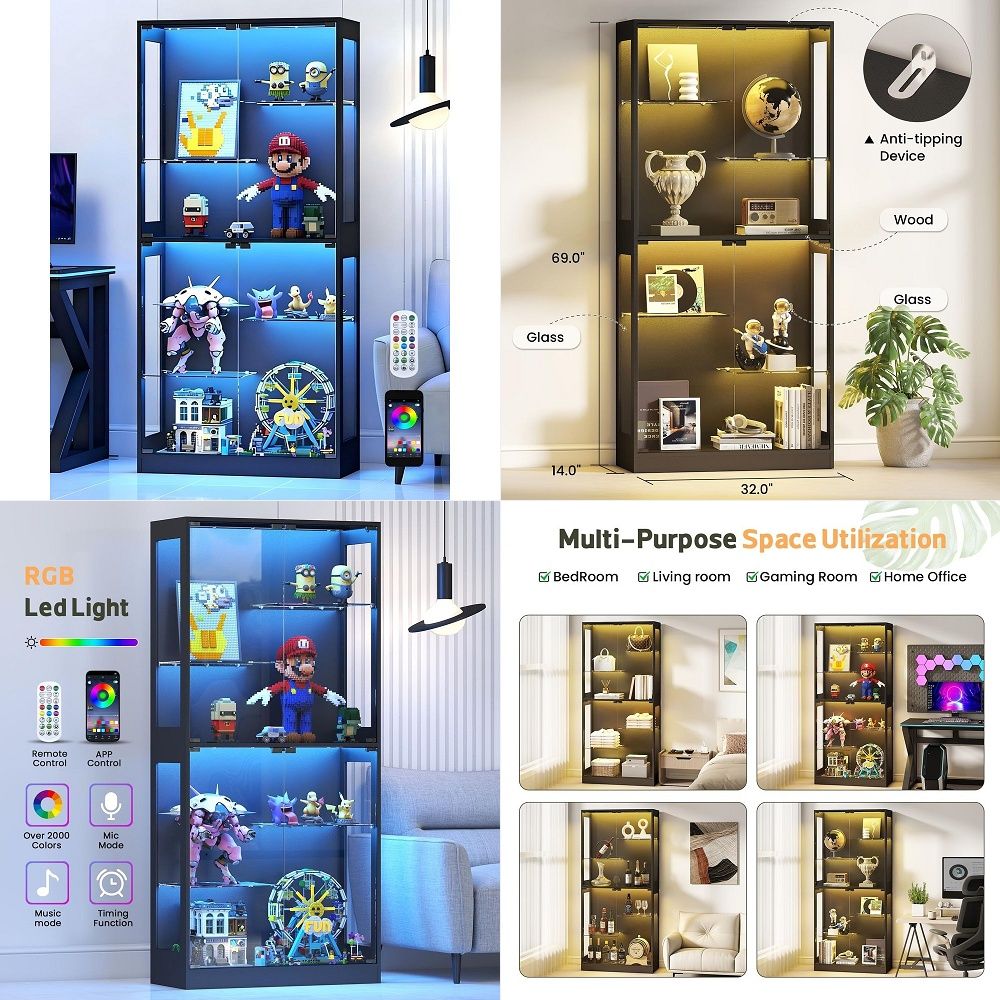 Lighting & Home Decor Studio Photos - Display Cabinet with Glass Doors 69