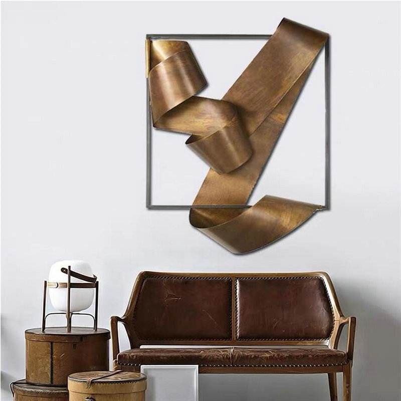 Creative ribbon art wall decor - Lighting Metal Wall Decor recension och pris