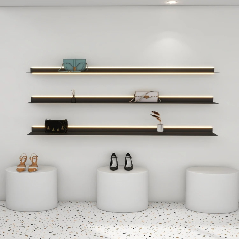 ‌LED Illuminated Metal Shelf W - Lighting Metal Wall Decor recension och pris