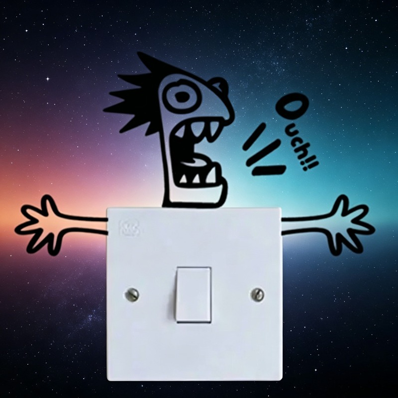 Funny Shock Monster Metal Swit - Lighting Metal Wall Decor recension och pris