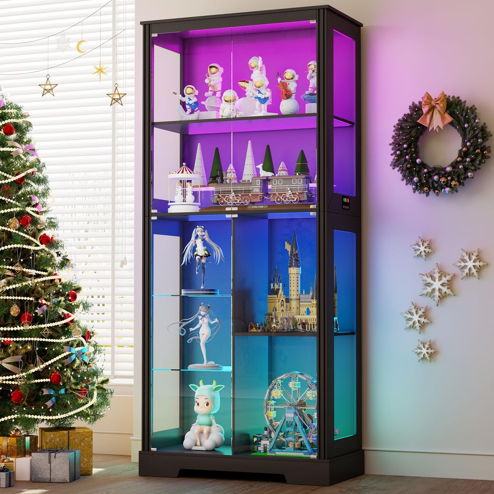 Lighted Corner Display Curio C - Lighting & Home Decor Studio Photos recension och pris