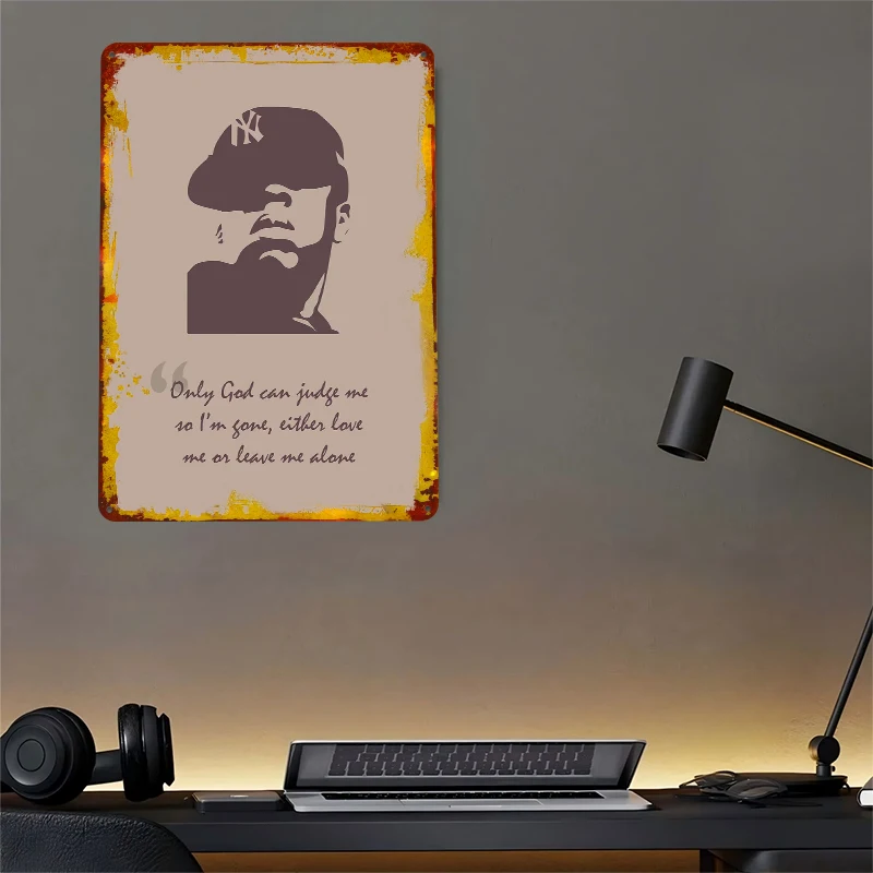 Jay Z Quote Lightly 3D Metal P - Jay Lighting Decor recension och pris