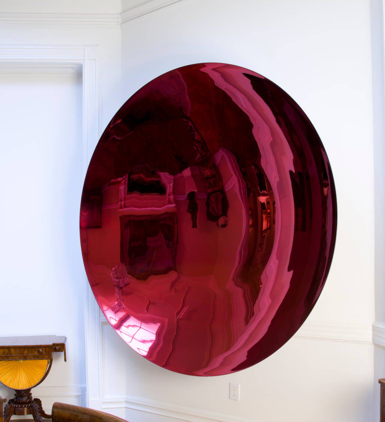 Stainless steel circular paint - Lighting Metal Wall Decor recension och pris