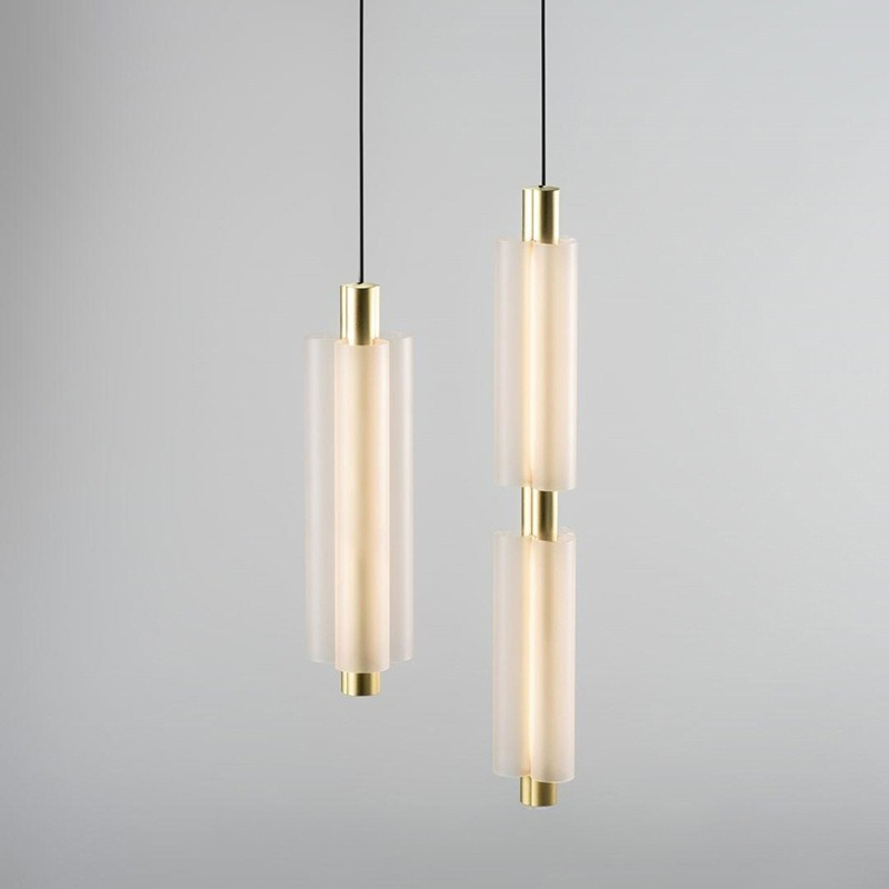 Modern Long Acrylic Pendant Li - Lighting Metal Wall Decor recension och pris