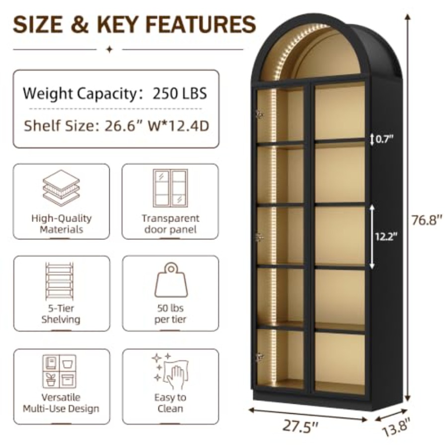 Arch display cabinet for livin - Lighting & Home Decor Studio Photos recension och pris