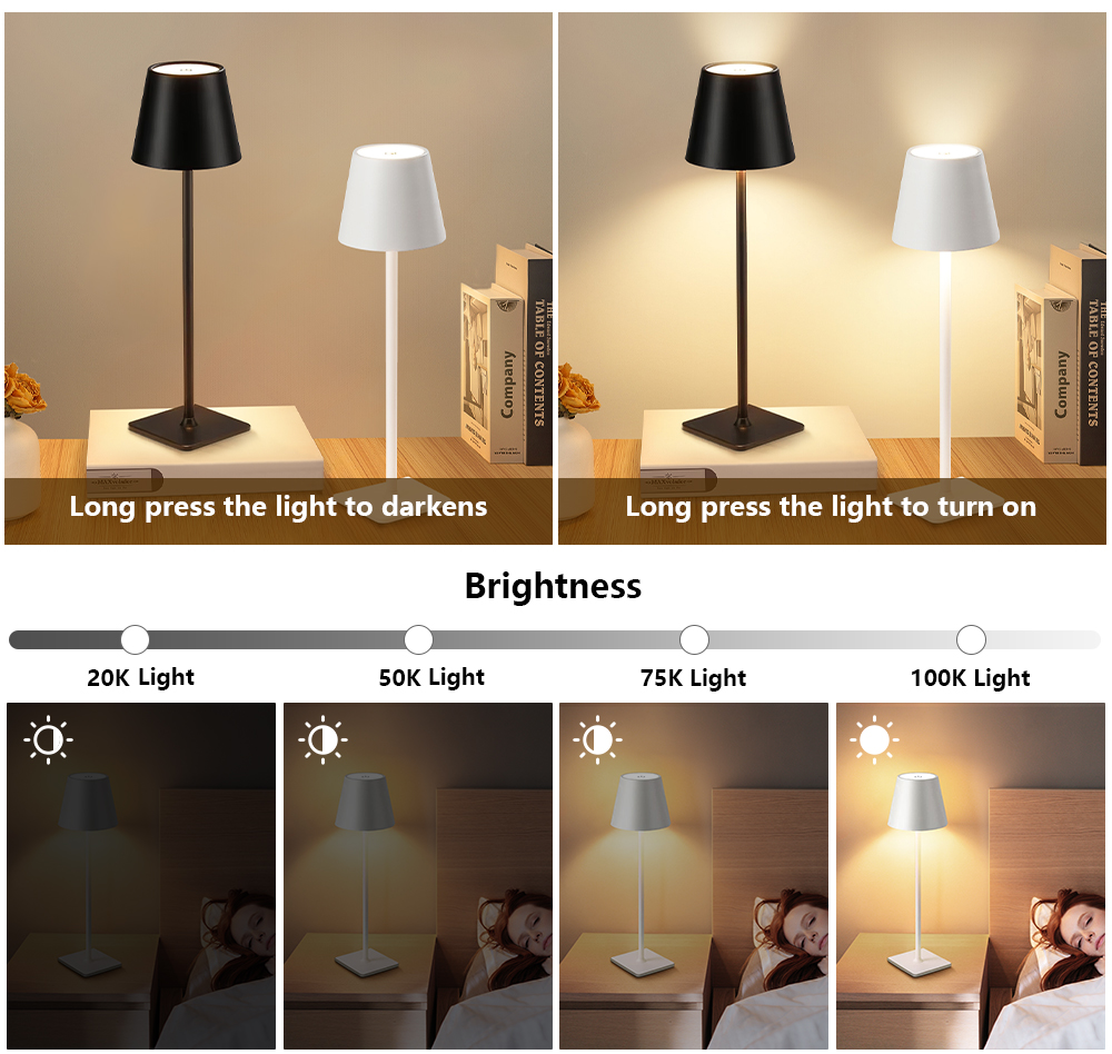LED Rechargeable Desk Light Wi - Lighting Decoration recension och pris